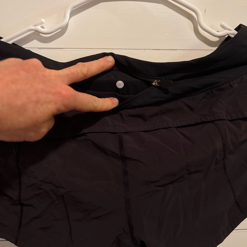 lululemon athletica Black Athletic Shorts